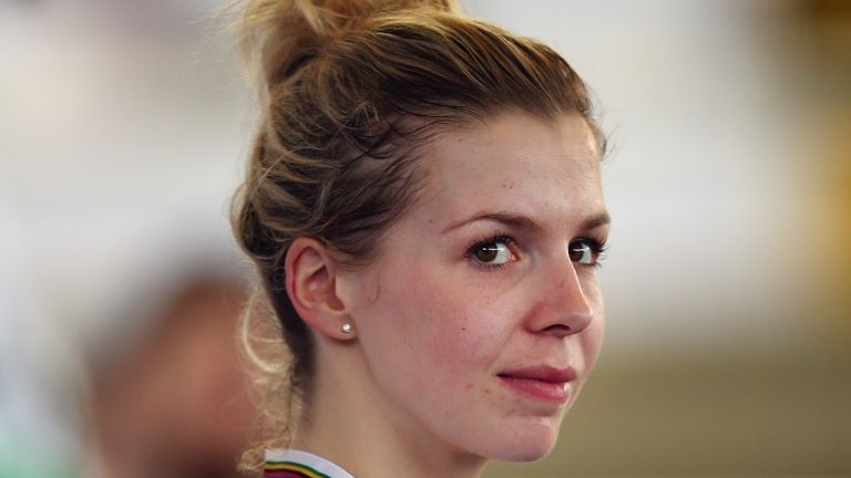 Becky James is continuing her recovery from long-term injury at this weekend's UCI Track Cycling World Cup in Hong Kong