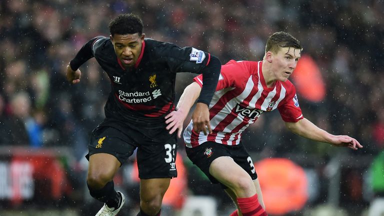 Jordon Ibe goes past Matt Targett of Southampton