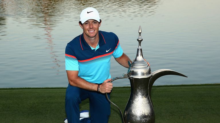 Rory McIlroy cruises to three-shot victory at Dubai Desert Classic ...