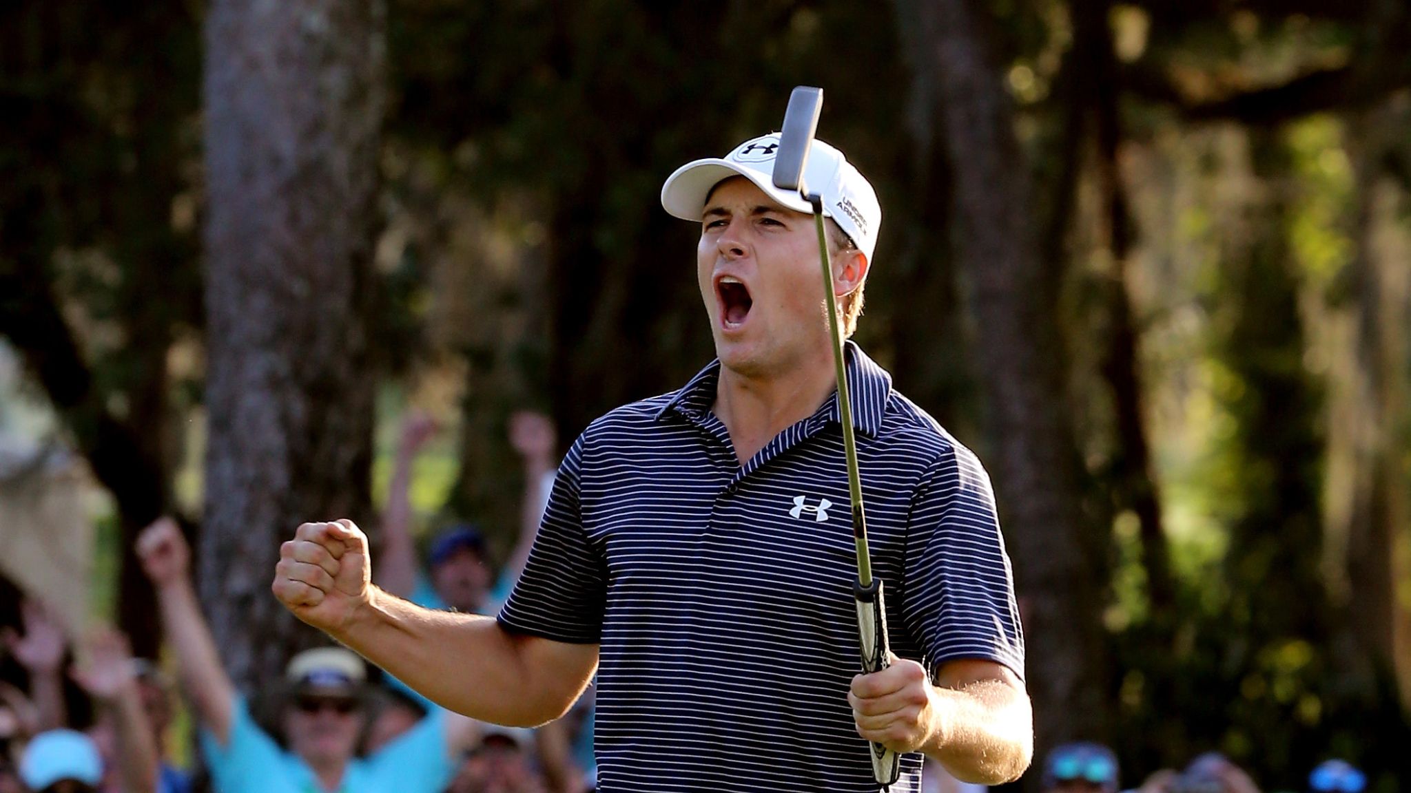 jordan spieth hat off