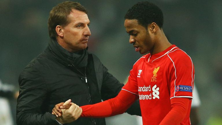 Raheem Sterling (right) has told Brendan Rodgers he does not want to play for him.