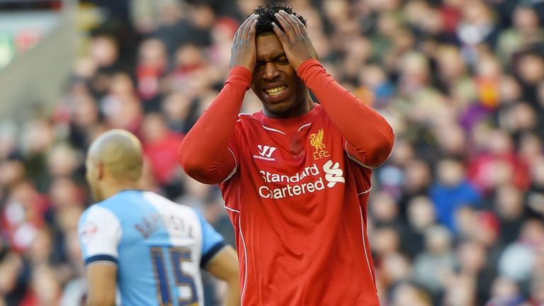 Sturridge has had 21 reported injuries since joining Liverpool in 2013
