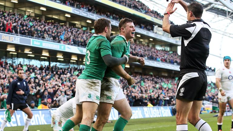 Robbie Henshaw scored the only try of the game