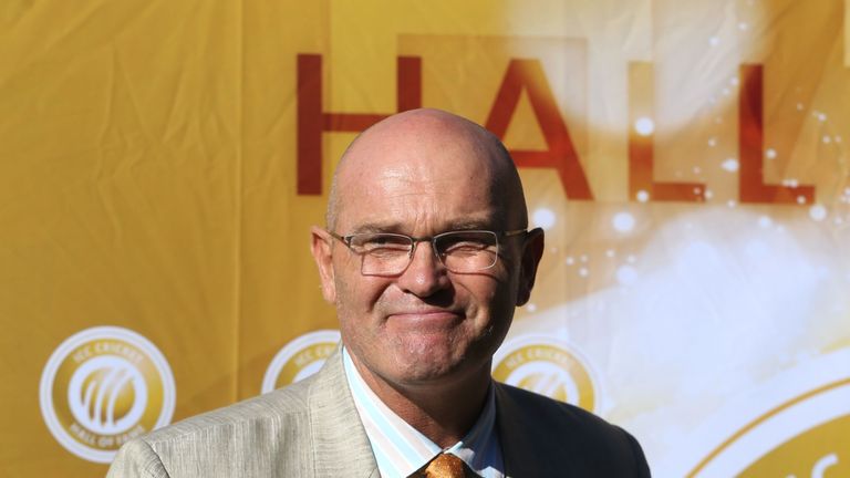 Former New Zealand cricket player Martin Crowe is inducted into ICC Cricket hall of fame