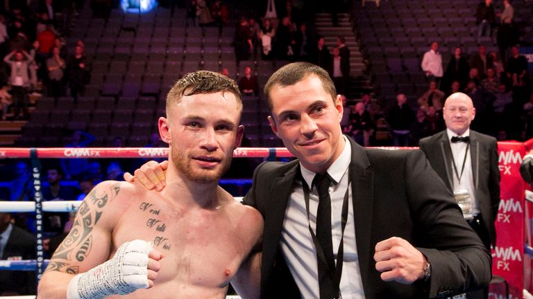 Carl Frampton and Scott Quigg could box in Manchester and Belfast, says Hearn
