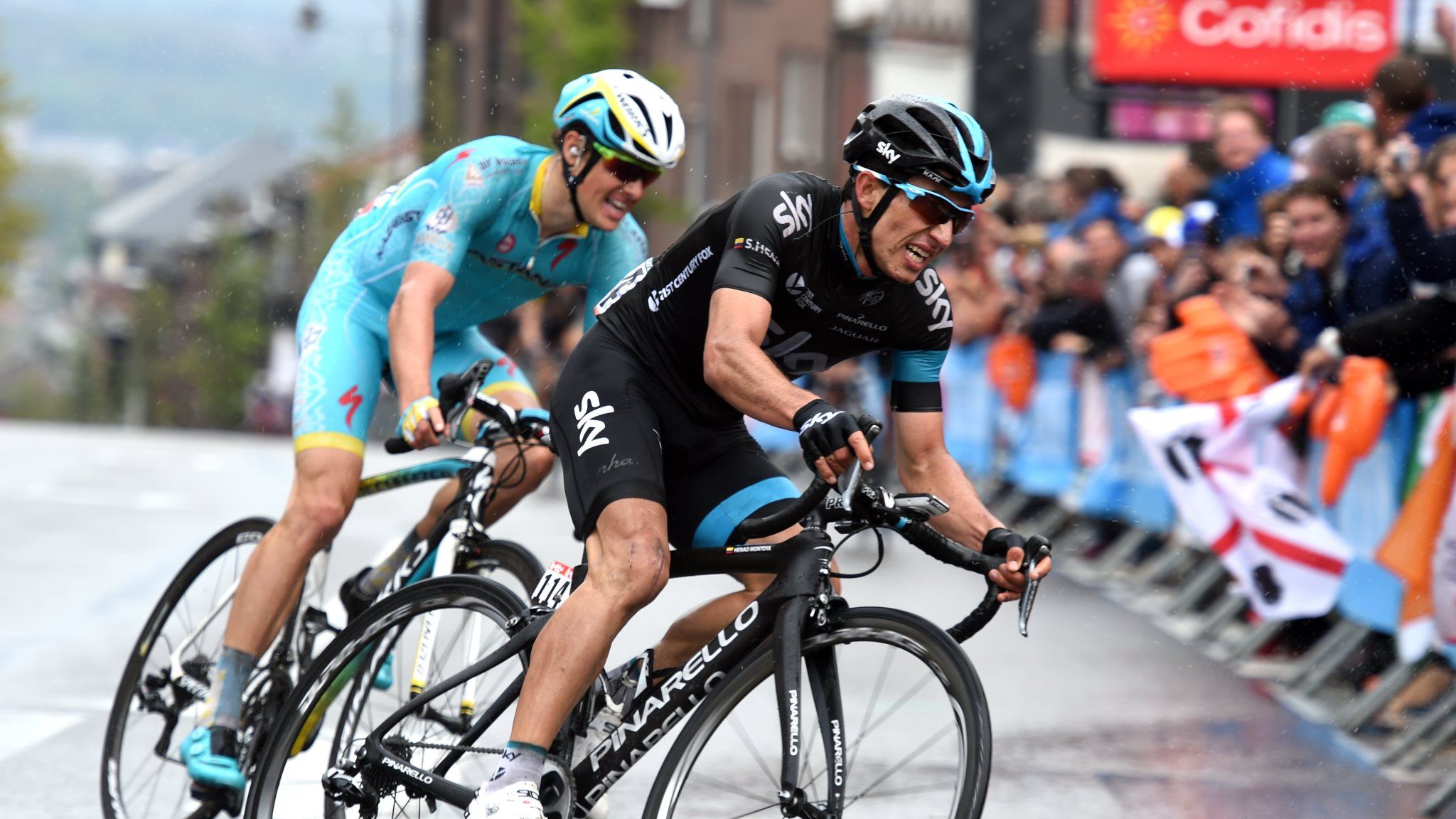 Team Sky rider Sergio Henao finishes 7th at Liege-Bastogne-Liege Cycling News Sky Sports