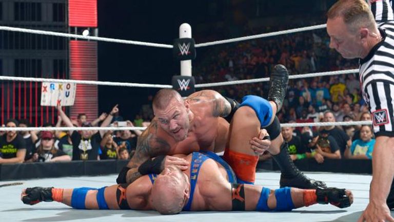 Randy Orton pinned Ryback in Raw's main event