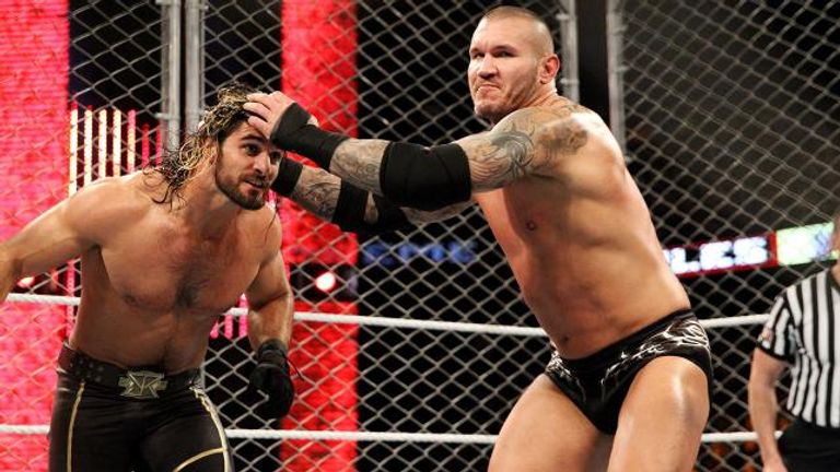 Seth Rollins beat Randy Orton with an RKO in Chicago