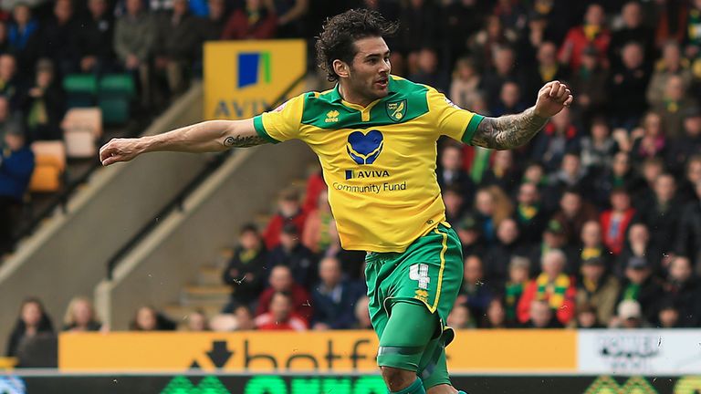 Bradley Johnson: Bagged a brace for the Canaries