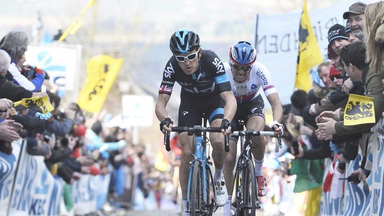 Geraint Thomas had to settle for 14th place
