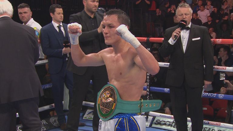 Josh Warrington: Won on points in Leeds on Saturday night