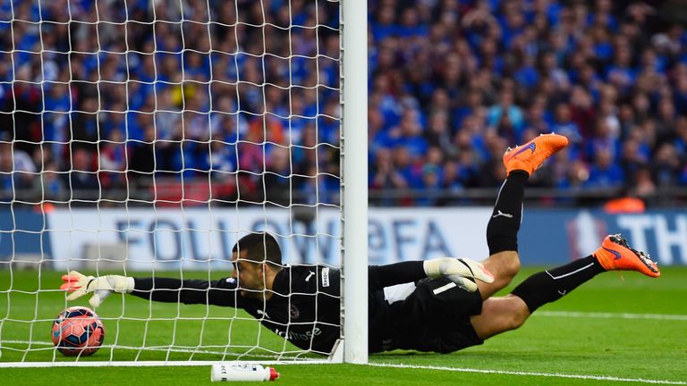 Adam Federici's extra-time error handed Arsenal victory at Wembley