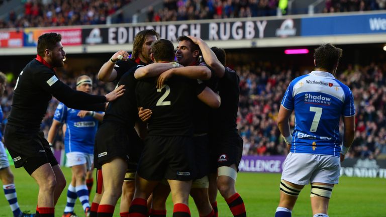 Stuart McInally: Scored a try in Edinburgh's Challenge Cup over the Dragons last month