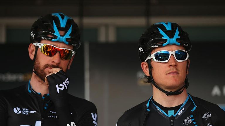 Sir Bradley Wiggins and Geraint Thomas will co-lead Team Sky at Paris-Roubaix