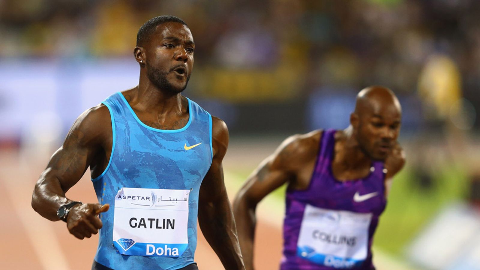 Justin Gatlin fifth fastest man ever after clocking 9.74