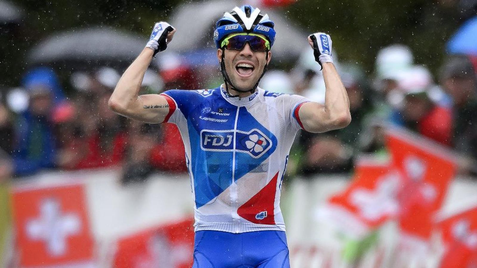 Tour de Suisse: Thibaut Pinot climbs into race lead with stage victory ...