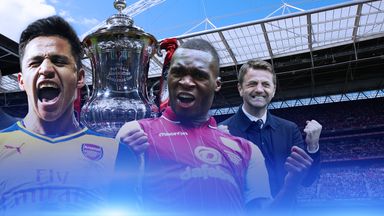 Arsenal take on Aston Villa in the FA Cup final at Wembley on Saturday