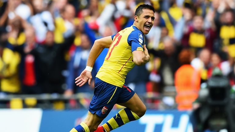 Alexis Sanchez: Even he looked surprised by strike