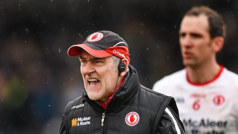 Tyrone manager Mickey Harte has made two changes to his starting line-up
