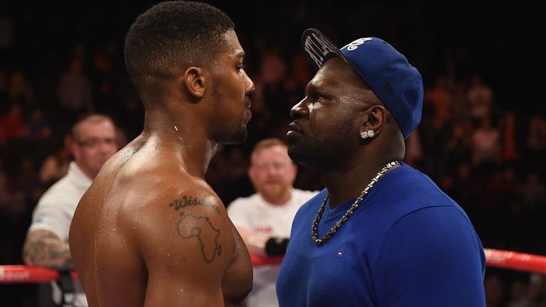 Anthony Joshua: Goes face to face with Kevin Johnson