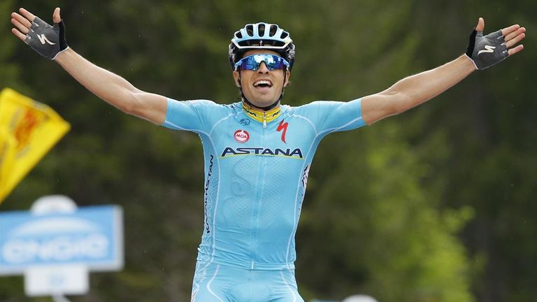 Mikel Landa launched his stage winning attack just over 500m out