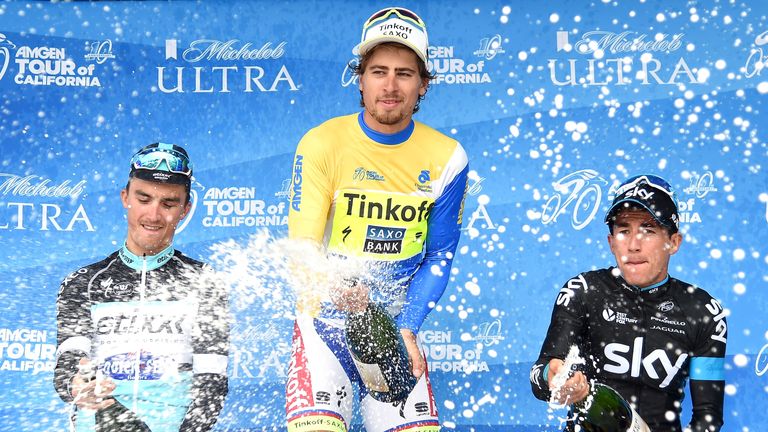 Peter Sagan clinched victory after a remarkable finale at the Tour of California