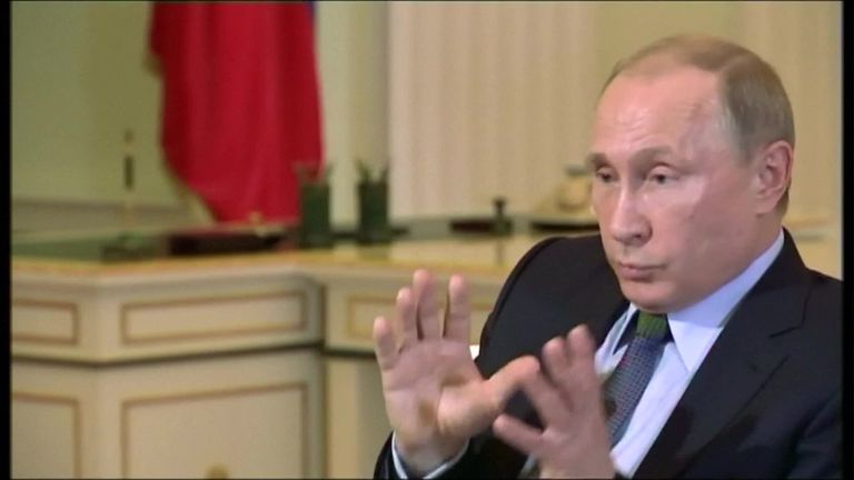 Russian president Vladimir Putin calls for Russia to investigate claims