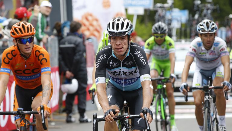 Rigoberto Uran endured a difficult Giro