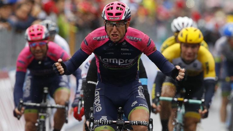 Sacha Modolo sprinted to victory on the stage