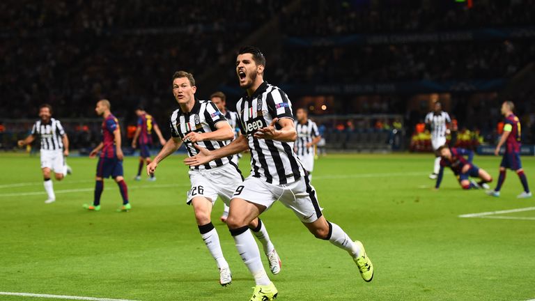 Alvaro Morata equalised for Juventus