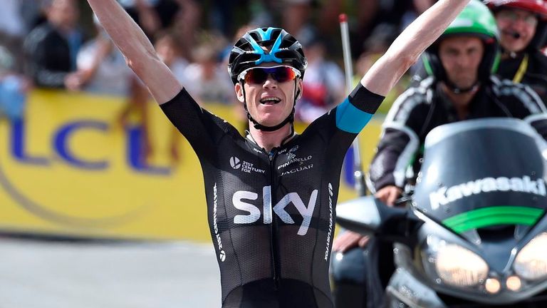 Froome won a stage at Saint-Gervais Mont Blanc this year