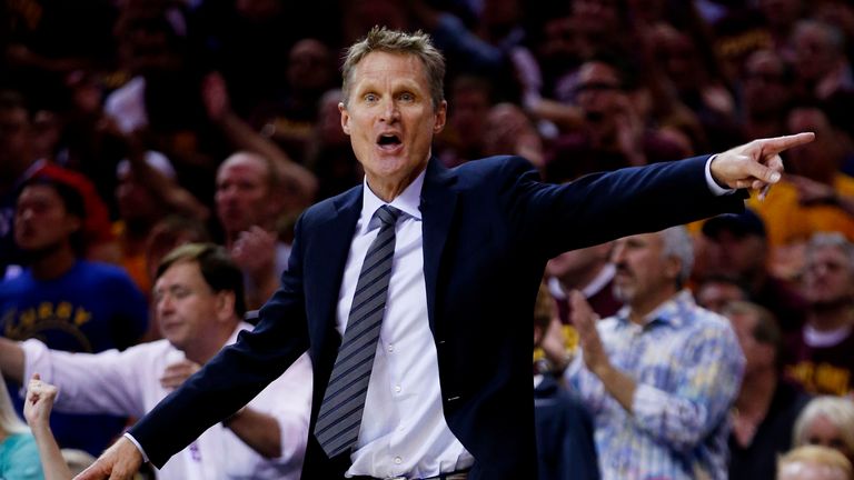 Steve Kerr of the Golden State Warriors Kerr became the first rookie head coach to win a championship since Pat Riley in 1982