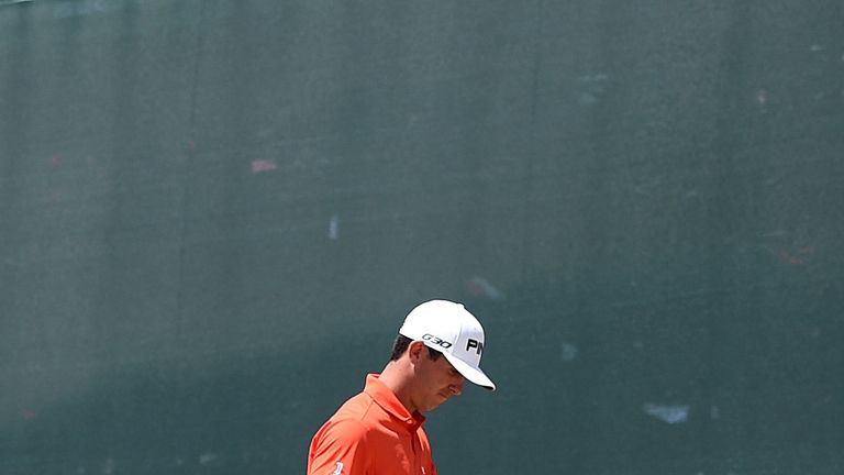 Horschel struggles to keep his emotions in check during the final round