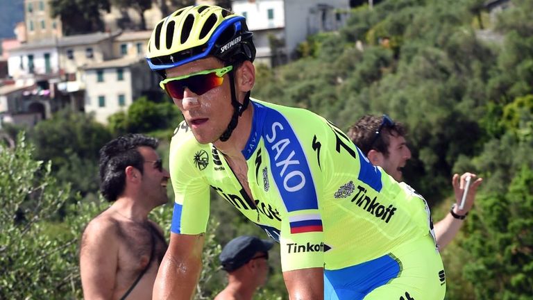 Roman Kreuziger in action during May's Giro d'Italia