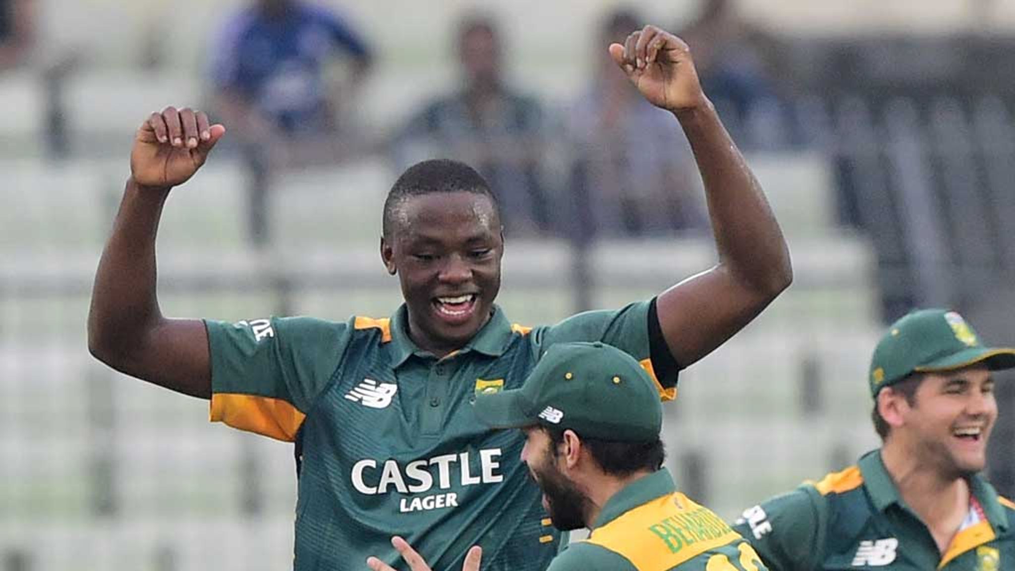Kagiso Rabada takes hat-trick on ODI debut for South Africa | Cricket News | Sky Sports