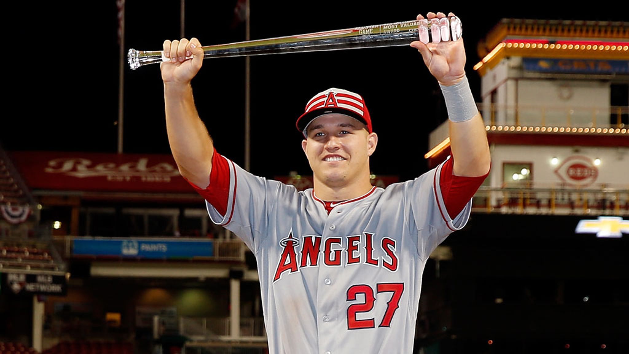Los Angeles Angels Mike Trout and Los Angeles Dodgers Clayton