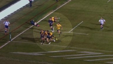 Hooper punches Sanchez