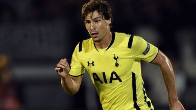 Image of Benjamin Stambouli: Playing for Spurs last season in the Europa League