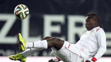 Image of Emmanuel Frimpong was sent off for reacting to alleged monkey chants during FC Ufa's game against Spartak Moscow