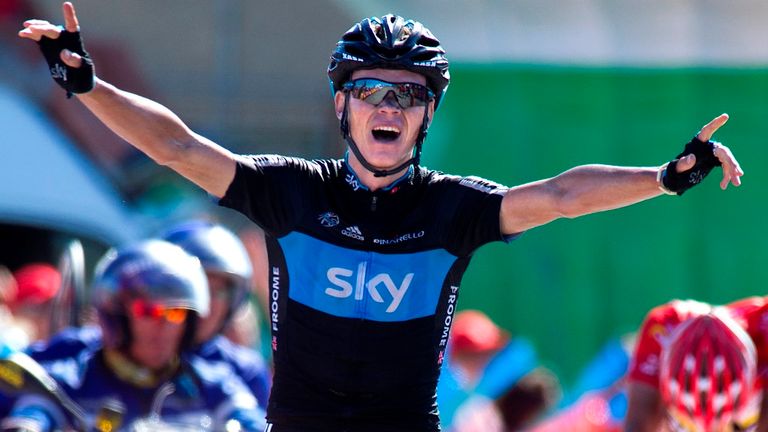 Froome won a stage on the way to finishing second at the 2011 Vuelta a Espana