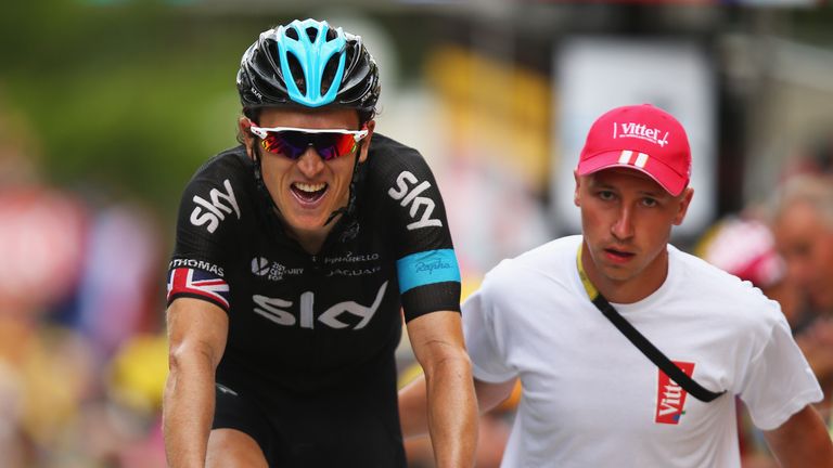 Geraint Thomas somehow bounced back from a sickening crash