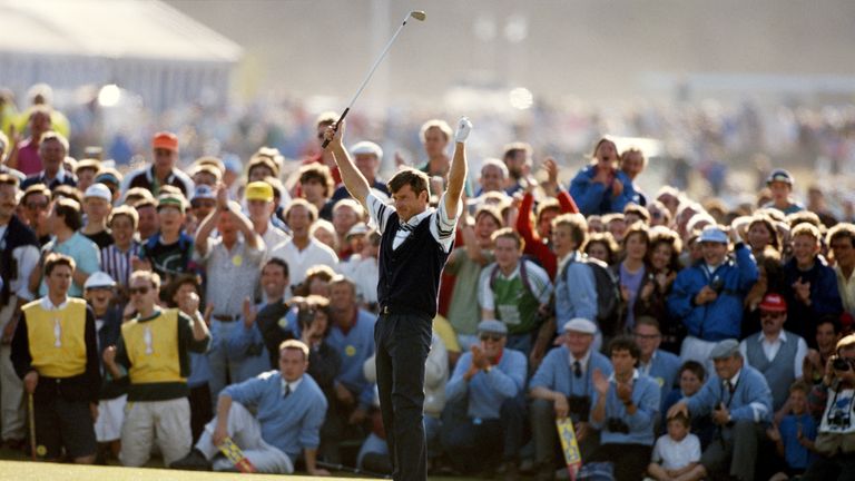 Sir Nick Faldo: Got himself out of trouble when it mattered.