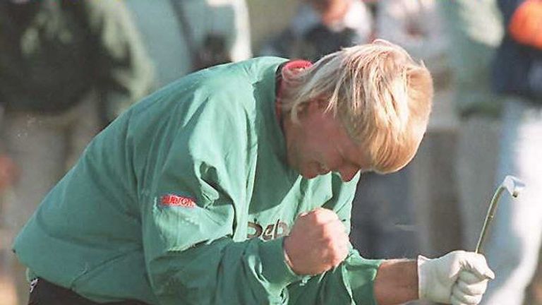 Daly produced a string of lengthy putts during the final round at St Andrews
