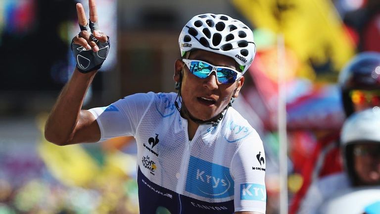 Nairo Quintana put Froome under heavy pressure on Alpe d'Huez