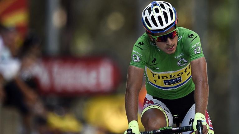 Sagan had to settle for second place on stage 16 of the Tour de France despite a thrilling descent off the Col de Manse