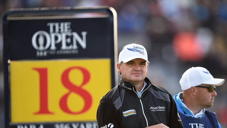 Lawrie is looking to add to his 1999 victory at Carnoustie, which came in a tense play-off against Justin Leonard and Jean van de Velde