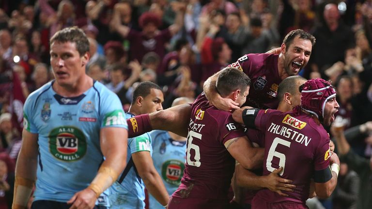 Blue murder: New South Wales suffered a 46-point humiliation in game three of State of Origin