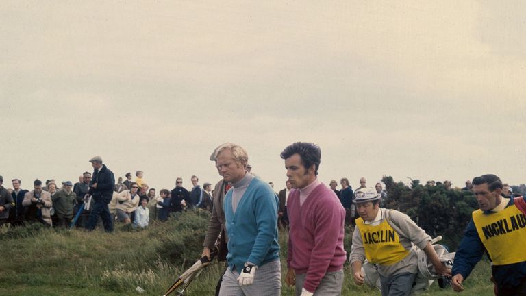 Jacklin defended the Open alongside Jack Nicklaus in 1970, but the Golden Bear would go on to beat Doug Sanders in a play-off