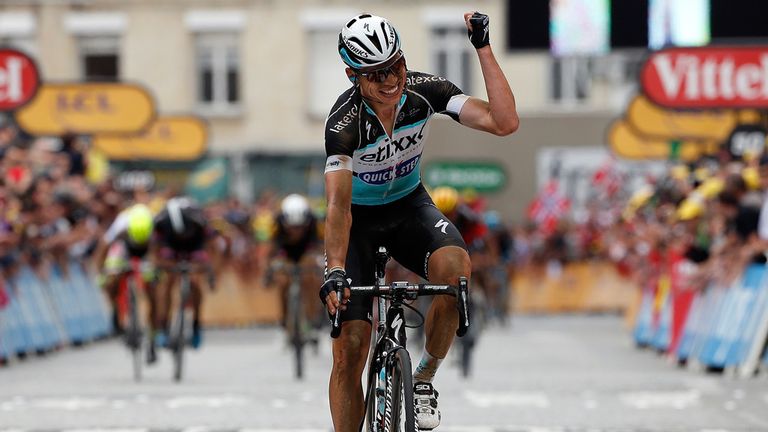 Tony Martin won stage four of the Tour de France last summer in Cambrai