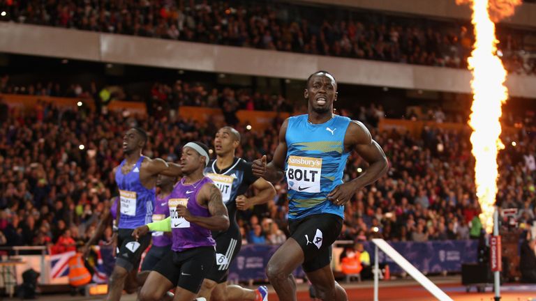 Usain Bolt made his competitive return at London last month